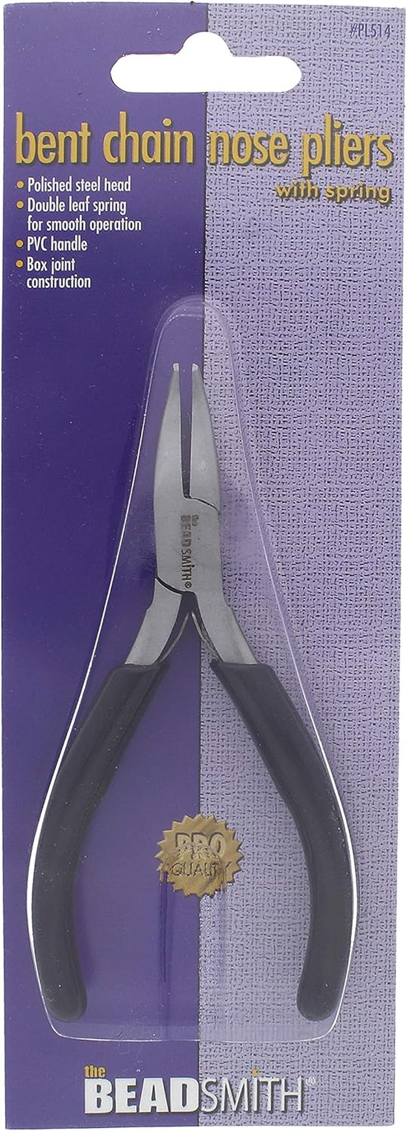 Bent Chain-Nose Pliers for Crafting and Repair, Jewelry Making Supplies