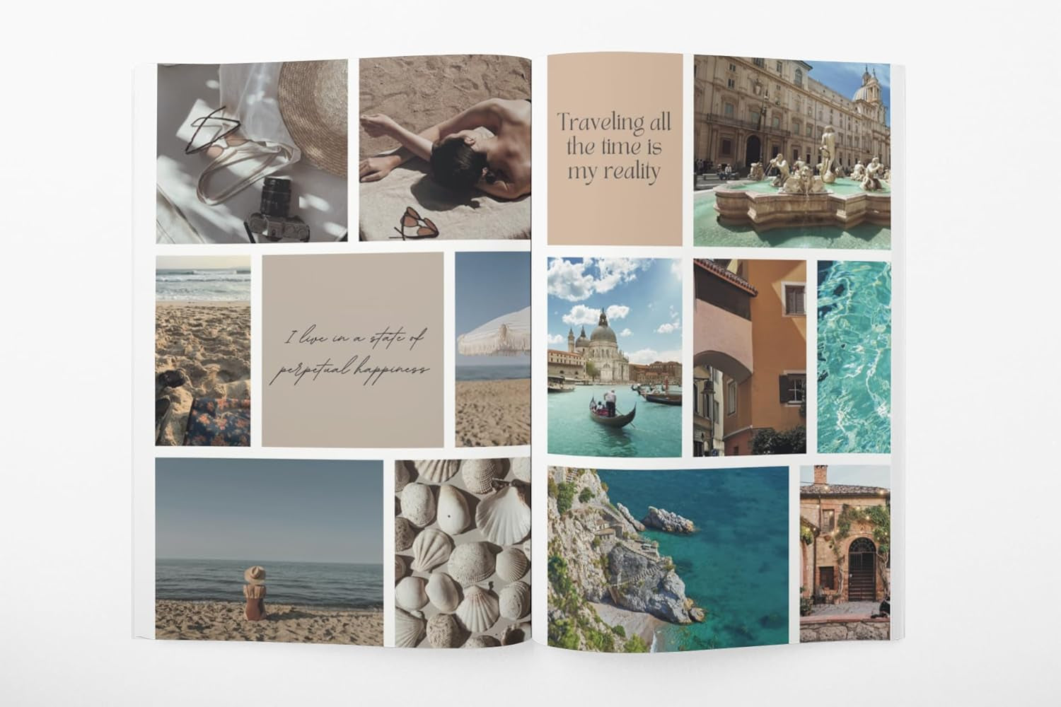 Vision Board Book: Clip Art Images & Words in All Categories, for Visualizing Your Goals & Dream Life, Inspirational Pictures for Collage Making & Scrapbooking