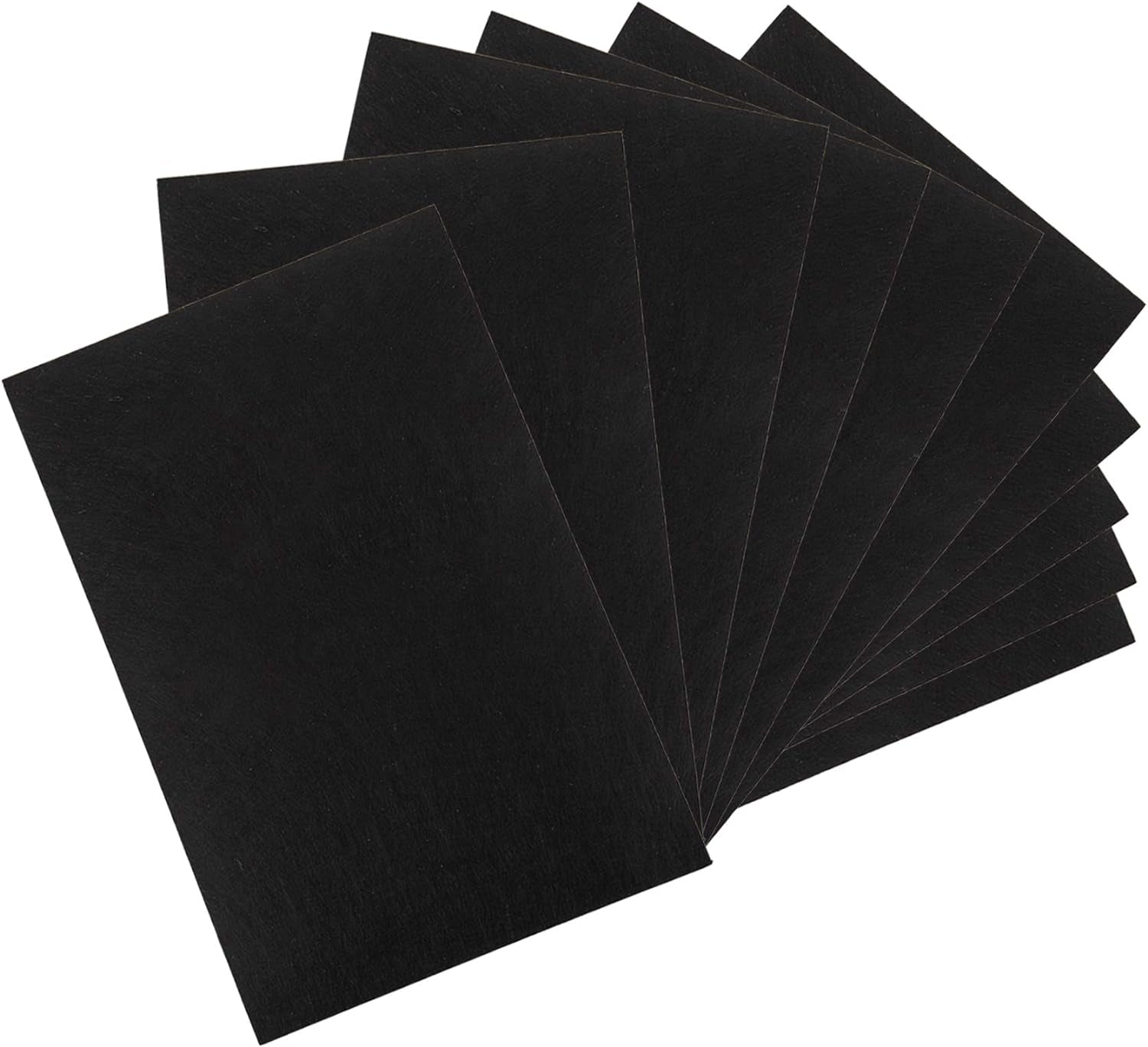 10 Pack Black Stiff Felt Sheet, 17X11.8 Inches Fabric Hard Felt Squares Craft Felt for DIY Crafts, Sewing, Decorative Projects
