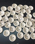 100 Pcs Wooden Handmade Buttons, Crafts Assorted Buttons Wooden Sewing Buttons, for Sewing Clothing Accessories, DIY Crafting Projects Decorations 20Mm