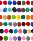 60000 Pcs Rhinestones Diamond Painting Beads Flat Bottom round Resin Diamond Beads Diamond Art Replacement Diamonds for DIY Craft Diamond Painting Accessories (Bright Color)