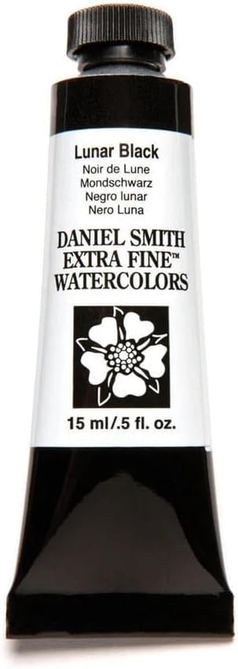 Extra Fine Watercolor Paint, 15Ml Tube, Lunar Black, 284600049, 0.5 Fl Oz (Pack of 1)