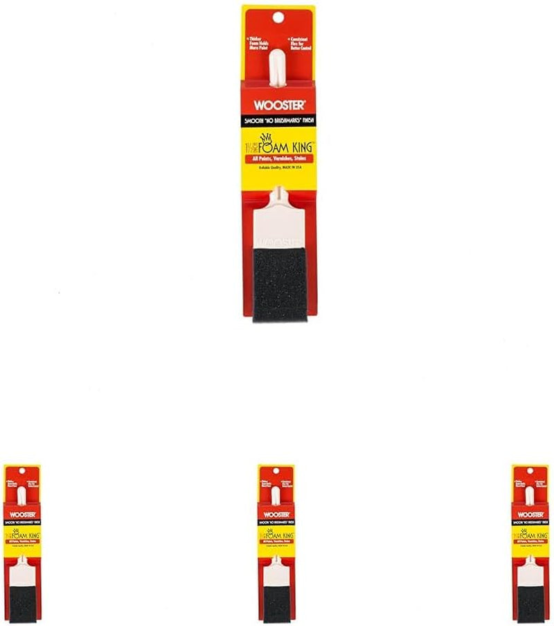 Brush 3103-1 1/2, 1-1/2-Inch 3103-1-1/2 Foam King Paintbrush, White
