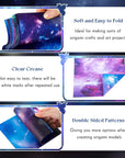 150 Sheets Double Sided Origami Paper Kit 6 X 6 Inch Beautiful Sky Scrapbook Paper Galaxy Outer Space Star Pattern Paper Easy Folding for Arts Crafts School Kids Teachers, 36 Designs (Vivid Style)