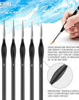 Testors Cement Plastic Model Glue Adhesive 2-Pack, 6 Fine Detail Miniatures Paint Brushes, Precision Crafting Knife with Extra Blades and Tips