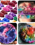 Alcohol Ink Set – 48 Bottles Vibrant Colors High Concentrated Alcohol-Based Ink, Concentrated Epoxy Resin Paint Colour Dye, Great for Painting,Resin Petri Dish, Coaster,Tumbler Cup Making,(10Ml Each)