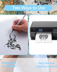 Tattoo Transfer Paper - 40 PCS Tattoo Stencil Paper, 4 Layers 8.5" X 11" A4 Size Tattoo Thermal Stencil Paper for Tattoo Transfer Kit Tattoo Supplies