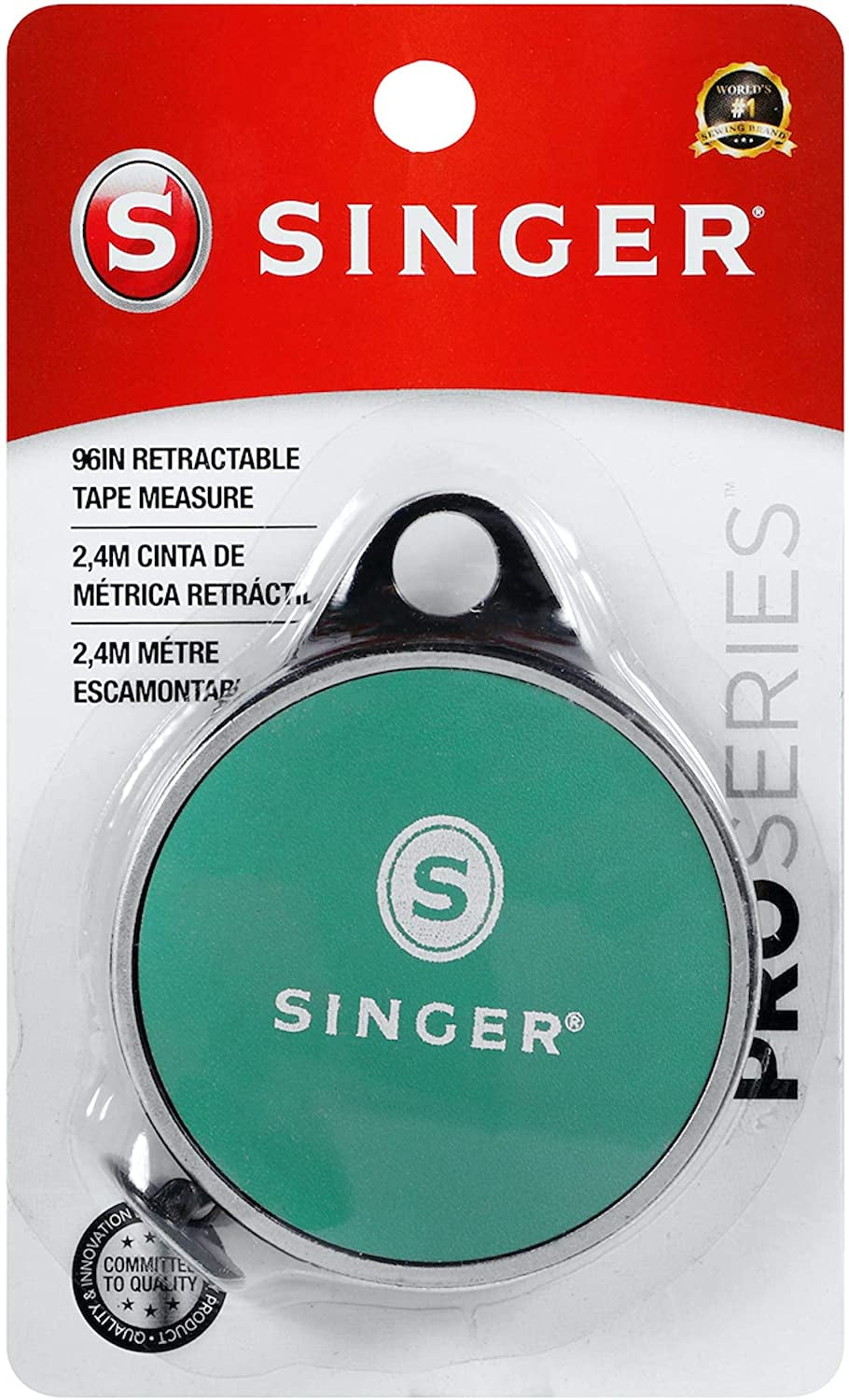 50003 Proseries Retractable Tape Measure, 96-Inch, Teal