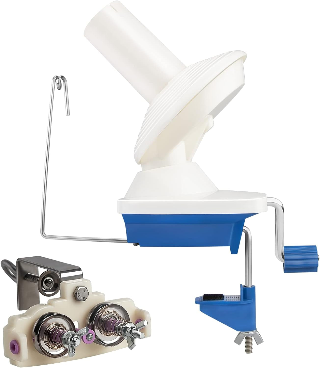 Yarn Winder with Yarn Guide, Yarn Ball Winder for Crocheting, the Helper for Yarn Collection Lovers