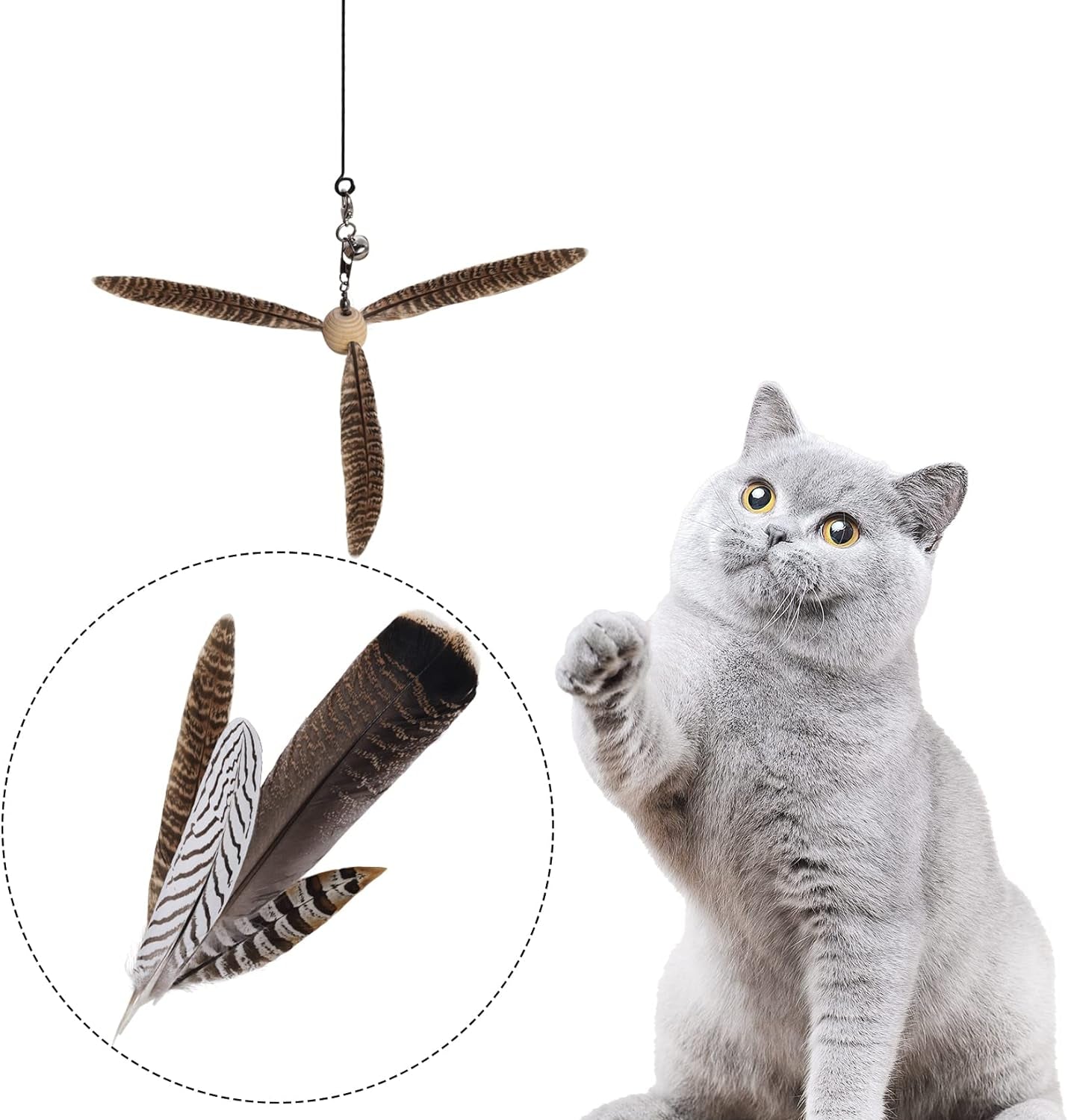 12Pcs Natural Pheasant Feathers 10-30Cm 4 Style Feathers Mixed Feathers for DIY Craft Wedding Home Party Decorations