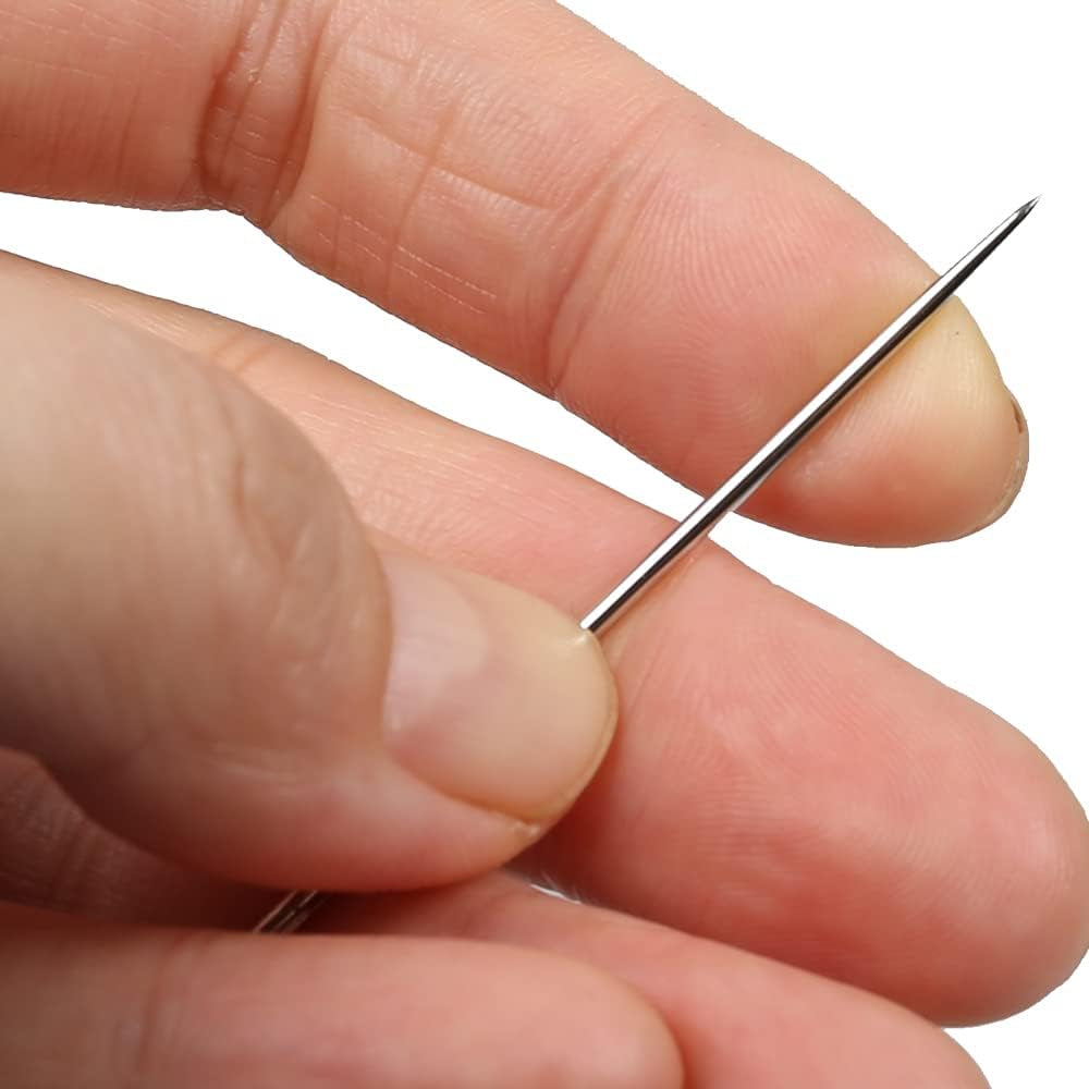 Hand Sewing Needle Kit, Heavy Duty Household Hand Needles for for Home Upholstery Carpet Leather Canvas Repair (7 Pieces)