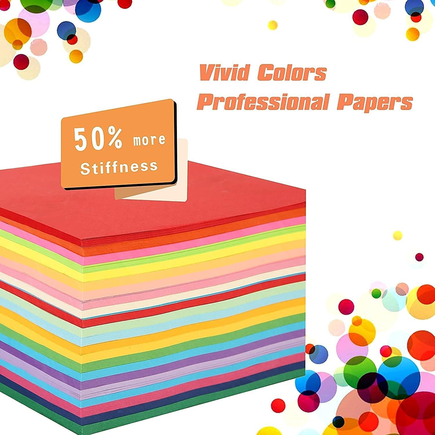 Origami Paper Double Sided Color - 160 Sheets - 20 Colors - 6 Inch Square Easy Fold Paper for Beginner