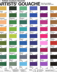 Artists Gouache Set of 12, 5Ml Tubes