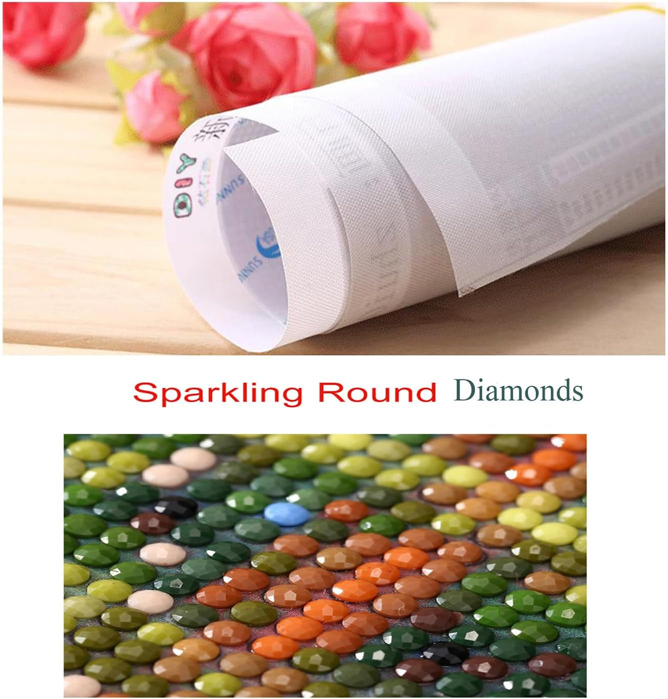 Christmas Diamond Painting Kits,Snowman Wreath Diamond Art Kit for Adults, Winter 5D Paint with Diamond Full Drill for Christmas,Wall Decor12X12