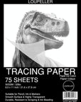 Tracing Paper for Drawing 9”X12" - 100 Sheets of Tracing Paper Pad, 50Gsm Artistic Tracing Paper for Kids, Transparent Paper for Trace Images, Sketch, Drawing by