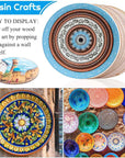 Wood Circles for Crafts,  12 Pack 12 Inch Unfinished Wood Rounds Wooden Cutouts for Crafts, Door Hanger, Door Design, Wood Burning