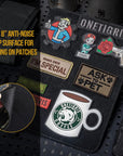 Patch Board, Tactical Patches Display Panel Stand Holder Organizer with Loop Surface for Hook & Loop Patch, Morale Patch, Military Patch Collections(No Patches Included) - Black