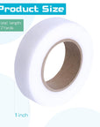Fabric Fusing Tape - Iron on Hemming Tape, Double Sided Fusing Hem Tape Durable Adhesive for Skirts Jeans Clothes Pants Collars Curtains - White, 1 Inch Wide 72 Yard Long Total