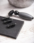 , Black 3 Ro Replacement Heads 660514 Die Brush, Wafer-Thin & Intricate Dies, Scrapbooking, Cardmaking, Papercraft & Home Décor Accessory, 3 Rollers, 1 Foam Pad, One Size