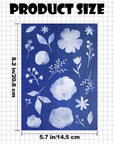 40 Sheets Sun Print Paper Kit Cyanotype Paper, A5 Sun Art Paper, High Sensitive Nature Sun/Solar Activated Sun Printing Art Drawing Paper for Arts Crafts DIY Project (5.8X 8.3 Inch)