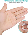Invisible Ring Size Adjuster for Loose Rings Ring Adjuster Fit Any Rings, Assorted Sizes of Ring Sizer