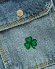Small Shamrock Patches (10-Pack) Three Leaf Clover St. Patrick'S Day Iron on Appliques for Clothing, Uniforms, Hats, Backpacks, Jackets, Pants, Accessories, Etc.
