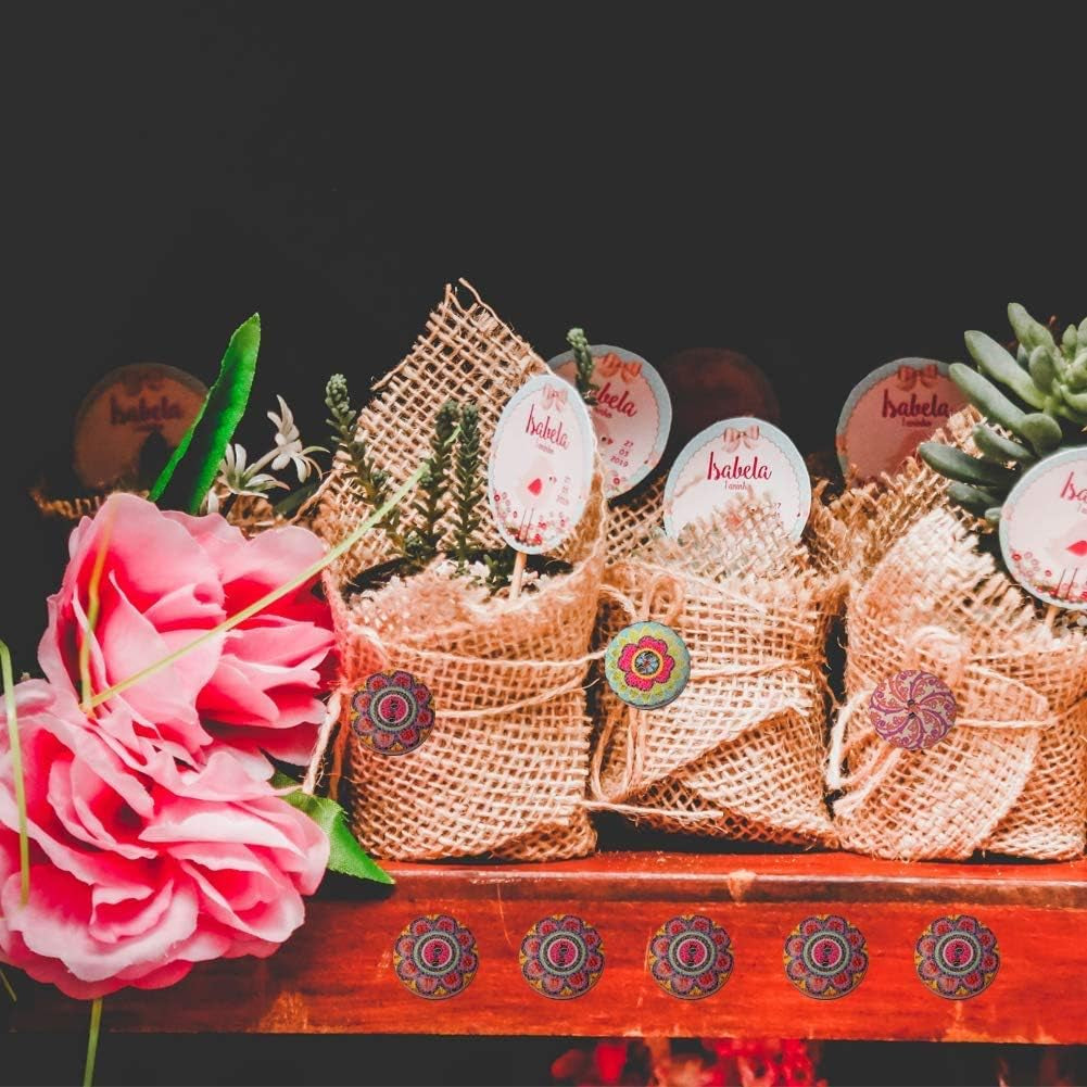 200Pcs Wood Craft Buttons 20Mm Bulk Wooden Buttons for Crafts Vintage Button for Sewing