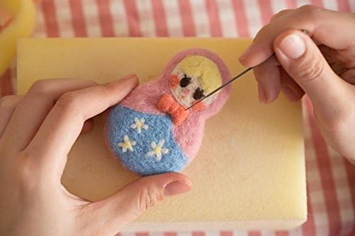 BAODLON 50 Colors Fibre Wool Yarn Roving for Needle Felting Hand Spinning DIY Craft Materials