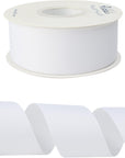 White Grosgrain Ribbon, 1-1/2 Inches X Continuous 25 Yards,Use for Bows DIY Hair Accessories,Gift Wrapping,Craft and Sewing