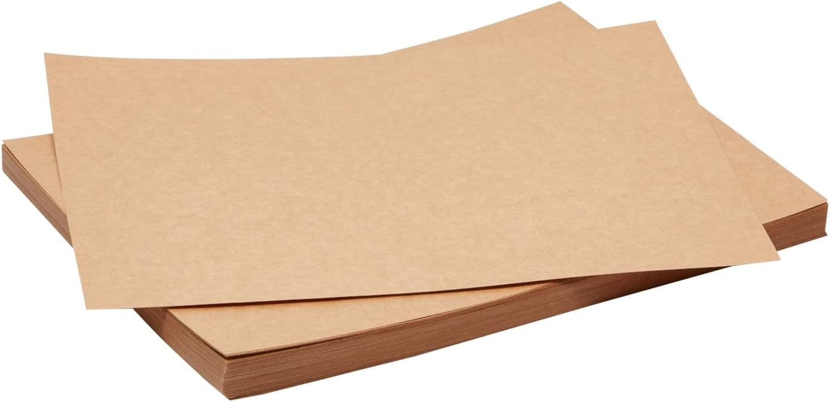 96 Pack Brown Kraft Paper Sheets for Wedding, Party Invitations, Drawing, DIY Projects, Letter Size, 120Gsm (8.5 X 11 In)