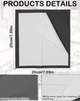 4Pcs Silver Polishing Cloth, Silver Jewelry Cleaner Cloth, Double-Sided Jewelry Polishing Cloths Silver Polishing for Sterling Silver Gold Platinum Jewelry, Silver Cleaning Cloth Keeps Shining
