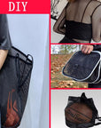 63X83 INCH Black Mesh Fabric, Nylon Netting Fabric for Sewing, Backpack Pocket, Mesh Bag, Netting Clothes