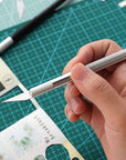Self Healing Sewing Mat, Exacto Knife Precision Carving Craft Hobby Knife Kit for DIY Art Work Cutting, Hobby, Stencil, Scrapbooking-A4(9"X12")
