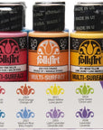 Color, 10 Bottle Multi-Surface Acrylic Paint Set, 2Oz, Brights