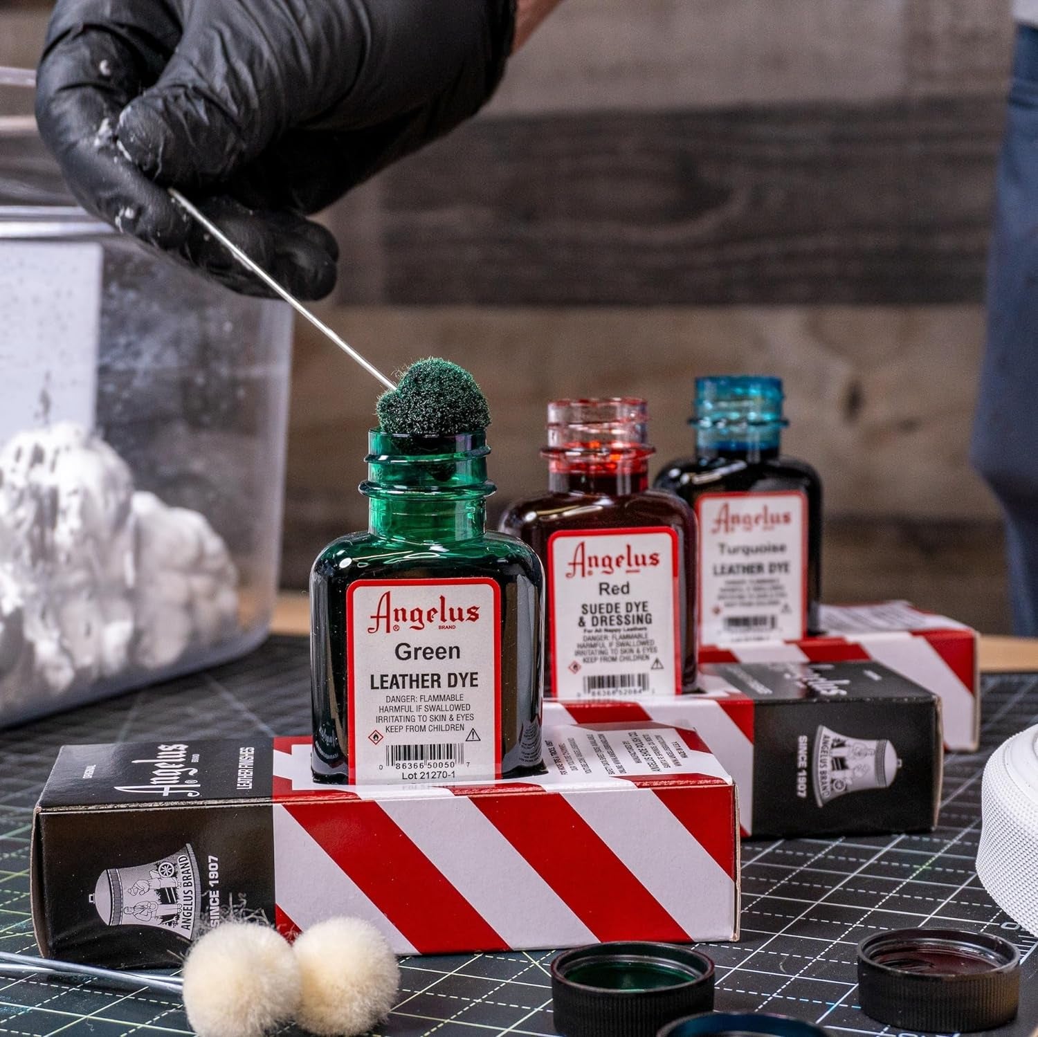 Leather Dye Jet Black - 2 Pack