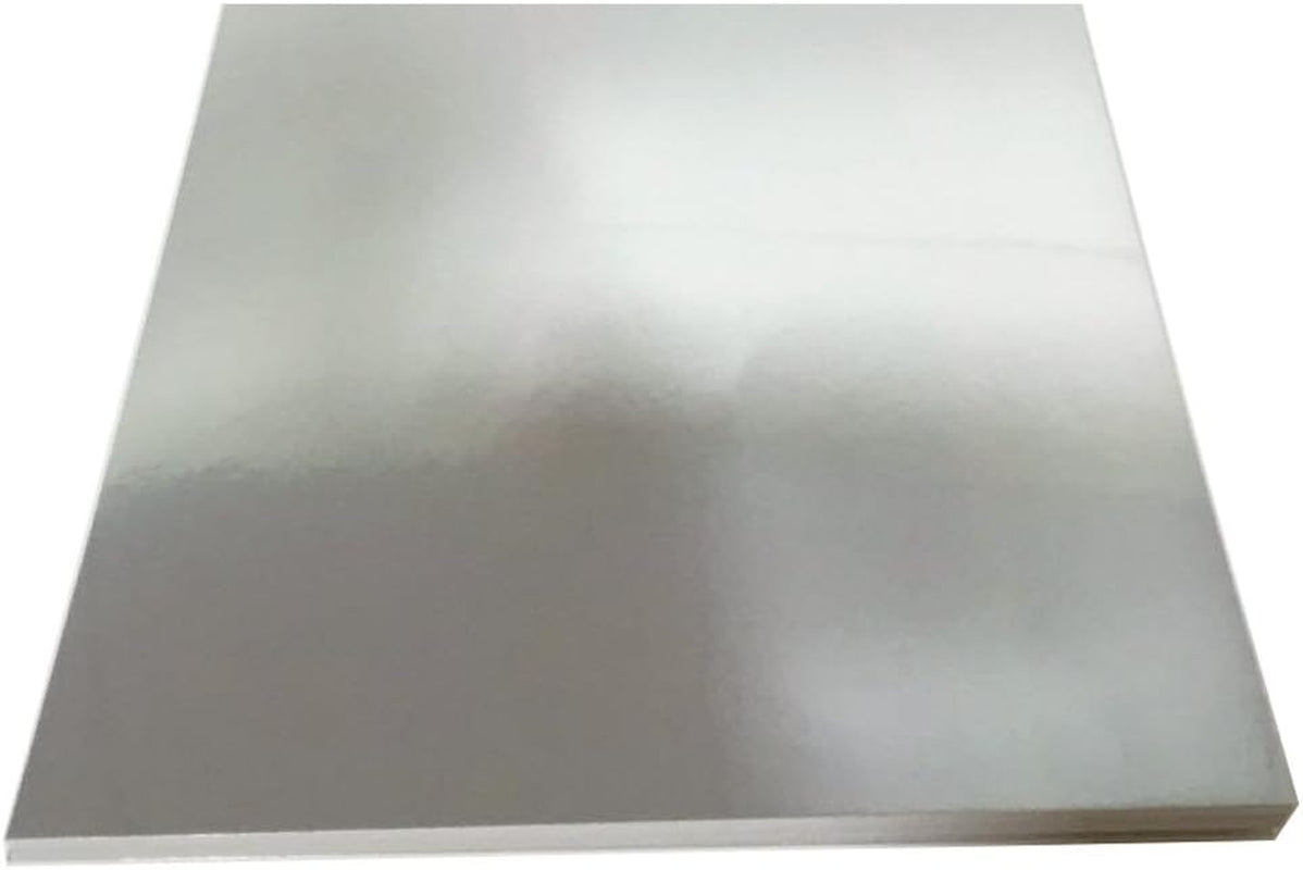 12“X12”Square Art Craft Gold/Silver Cardstock, Multipurpose Shimmer Metallic Paper Perfect for Festival Crafting, Party Decoration, Gift Packaging (24 Sheets) (Bright Silver)