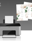 100 Sheets Cardstock Paper - 8.5 X 11 White Thick Paper, 80Lb Card Stock Printer Paper for Invitations, Scrapbooking, Crafts, DIY Cards (White)