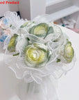 Artificial Knitting Flowers Bouquet