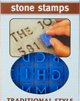 Traditional Letters and Numbers Stepping Stone Stamps (905-20510)