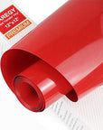 Heat Transfer Vinyl HTV for T-Shirts 12 Inches by 15 Feet Roll (Rose Red)