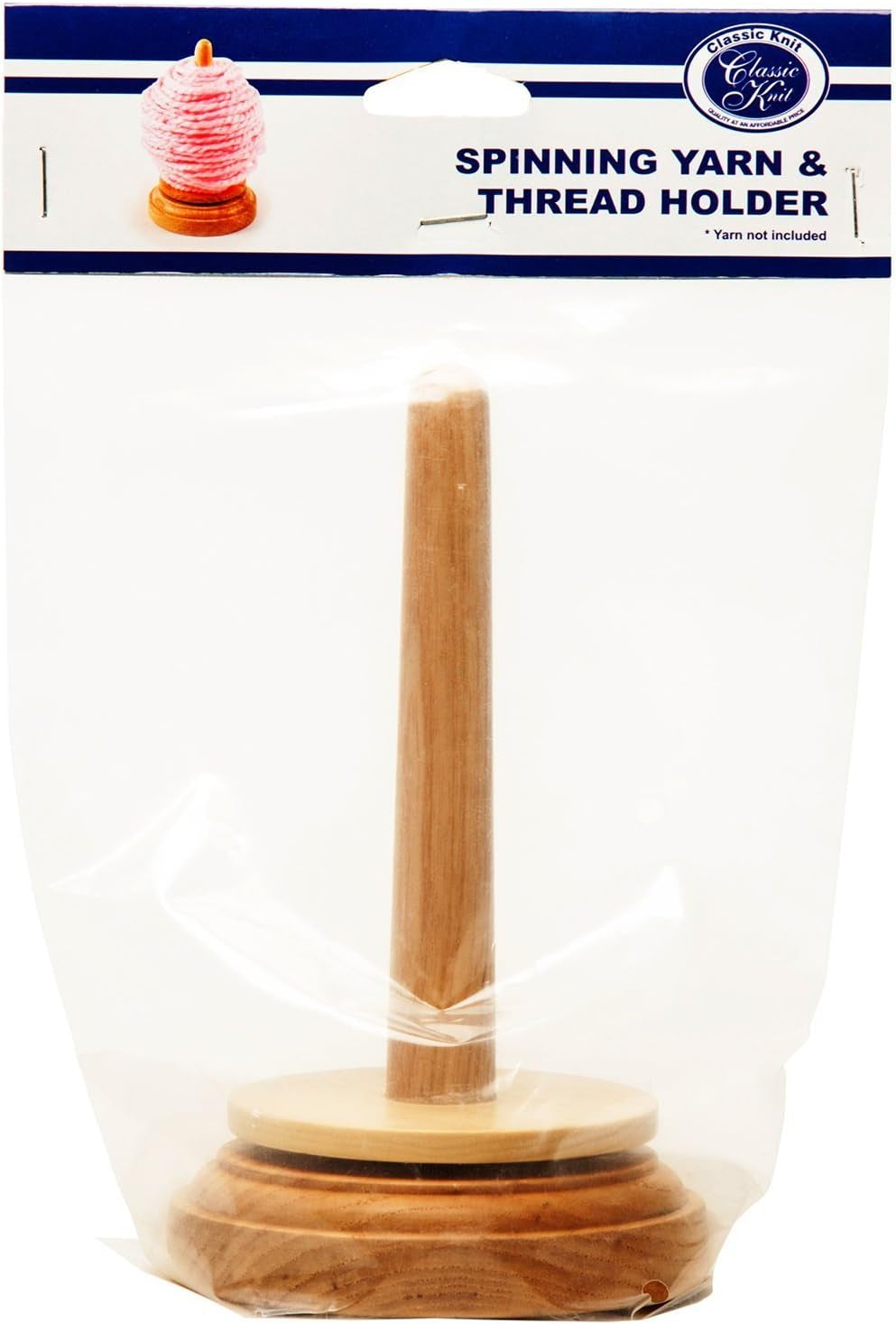 Wooden Spinning Yarn & Thread Holder - Each