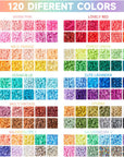 22000 Pcs Clay Beads for Bracelet Making Kit, 120 Colors Flat round Polymer Clay Beads, Friendship Bracelet Kit Heishi Beads for DIY Jewelry Making, Crafts Gift for Girls Teen Ages 6-12