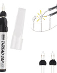 Thread Zap - 5.25” Thread Burner - plus 2 Pack Replacement Tips Included - Trim, Burn and Melt Thread with One Touch, Ideal for Finishing Bead Weaving and Stringing Projects