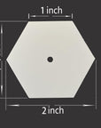 400Pcs 1 Inch Paper Piecing for Quilting DIY Patchwork Sewing Crafts,Quilting Templates for Sewing Supplies Quilting Accessories Crafting Tools,Hexagon Paper Piecing Template