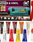 Vinyl and Leather Repair Kit - Restorer of Your Furniture, Jacket, Sofa, Boat or Car Seat, Super Easy Instructions to Match Any Color, Restore Any Material, Bonded, Italian, Pleather, Genuine