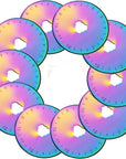 45Mm Rotary Cutter Blades,Replacement Blades,Fits Fiskars,Olfa,Martelli,Dremel,Truecut,Dafa,Sks-7,Fabric Cutting Blades Refill for Quilting Scrapbooking Sewing Arts &Crafts,10 Pack (Rainbow)