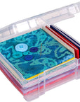 6953AB Clearview 6" X 6" Box Art & Craft Organizer, [1] Plastic Storage Case, Clear