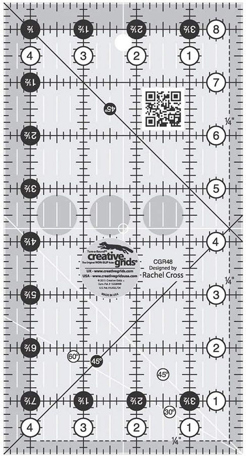 Quilt Ruler 4-1/2In X 8-1/2In - CGR48