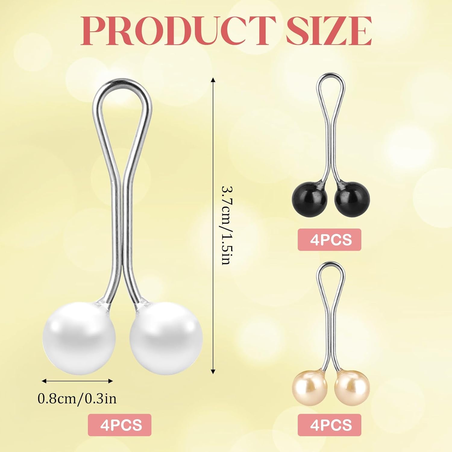 12 Pcs Cute Hijab Pins Muslim Pearl Scarf Clips Clips Hooks,Rhinestone Brooch Pins Pearl Pins Multicolor Headscarf Pearl Pins,Brooch Pin Clips for Sweater for Jewelry Accessories