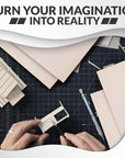 Basswood Sheets 1/16, Craft Wood 10 Pack - 12 X 12 X 1/16 Inch - Cricut Wood Sheets 1.5Mm, Plywood Sheets with Smooth Surfaces - Bass Wood for Laser Cutting, Architectural Models, Drawing